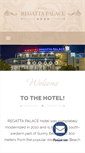 Mobile Screenshot of hotelregattapalace.com