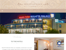 Tablet Screenshot of hotelregattapalace.com